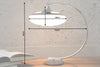 Table Lamp Luna Logo 45cm Metal Silver