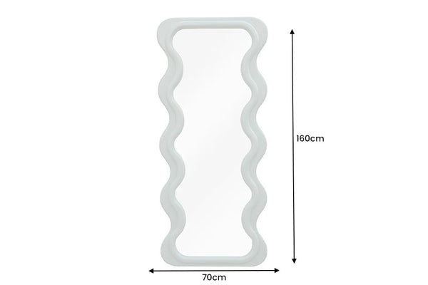 Wall Mirror Curvy 160cm Green