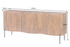 Sideboard Grandeur 177cm Mango Wood Brown