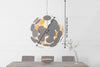 Hanging Lamp Eon 70cm Metal Black Gold