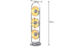 Studio Floor Lamp 128cm Metal Black Gold