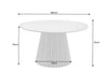 Round Dining Table Yoko 140cm Oak Wood Brown