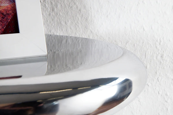 Wall Shelf Tear 40cm Metal Silver