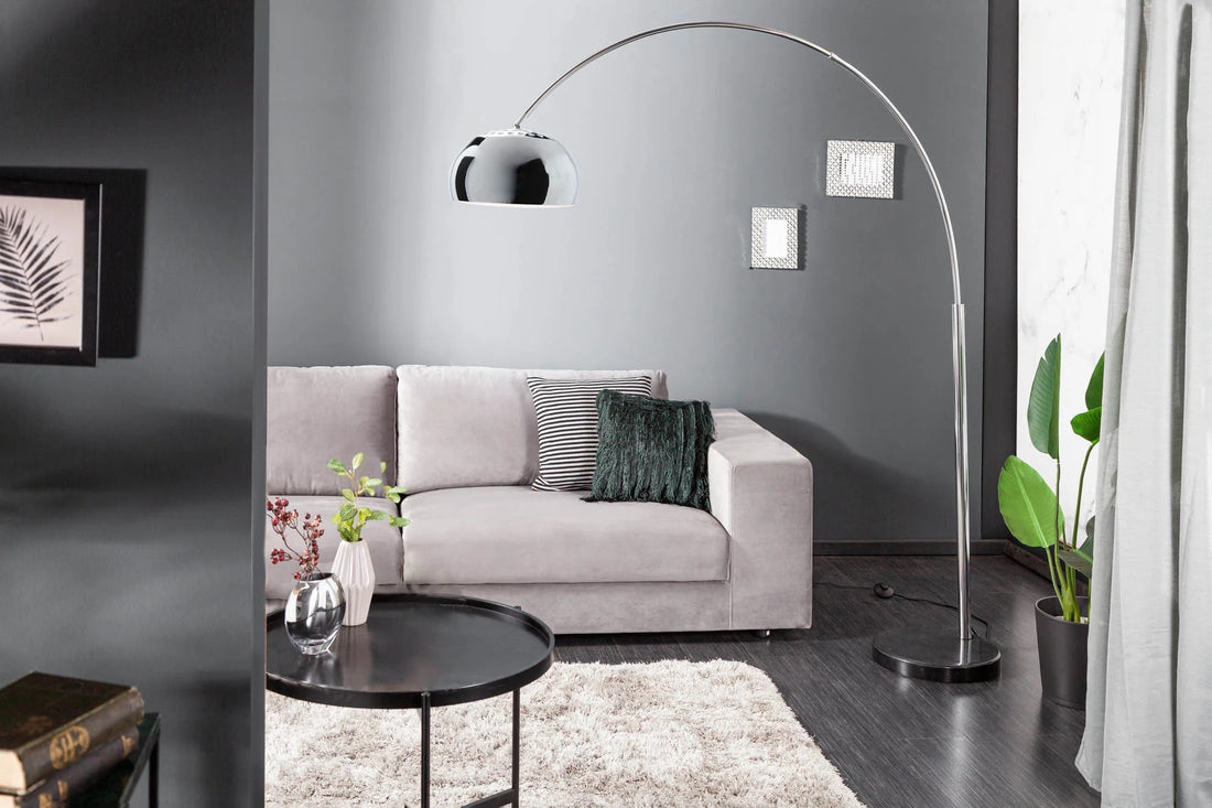 Floor Lamp Big Bow 170-210cm Chrome