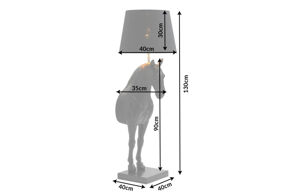 Floor Lamp Black Beauty 130cm Black