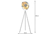 Floor Lamp Studio 146cm Metal Black Gold