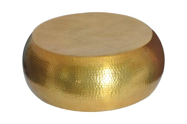 Round Coffee Table Orient 80cm Metal Gold