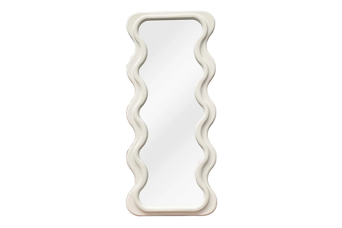 Wall Mirror Curvy 160cm White
