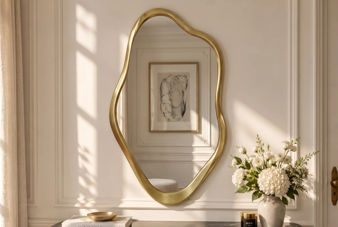 Wall Mirror Ember 100cm Gold