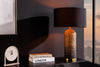 Table Lamp Zea 61cm Seagrass Natural Black Shade