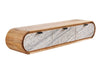 Floating TV Stand Leno 160cm Acacia Wood Natural Stone Veneer