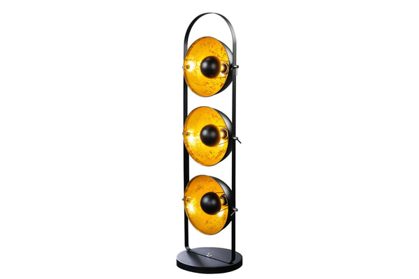 Studio Floor Lamp 128cm Metal Black Gold