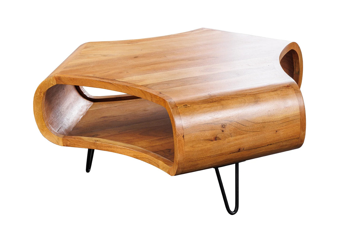 Coffee Table Organic Living 90cm Acacia Wood Honey