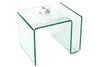 Coffee Table Quartz 50cm Glass