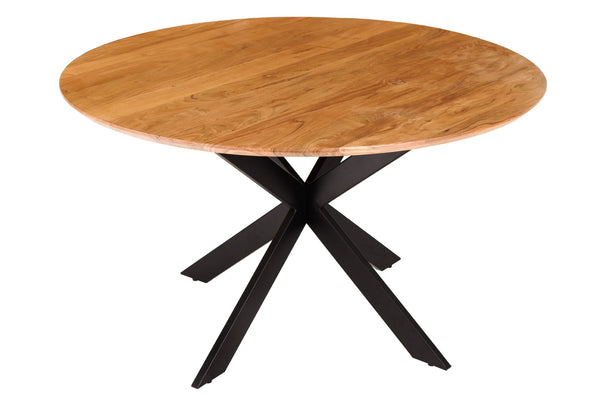 Round Dining Table Galaxie 130cm Acacia Wood Natural