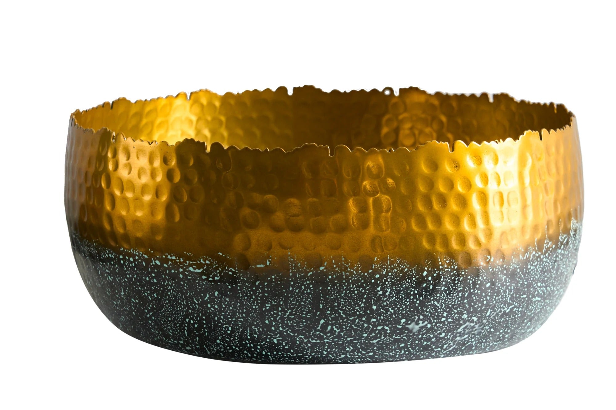 Flower Pot Orient 31cm Metal Gold