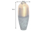 Vase Orient XL 74cm Metal Gold