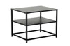 Side Table Elements 40cm Metal Black