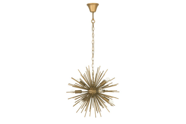 Hanging Lamp Sunlight 50cm Metal Gold