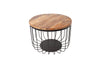 Round Side Table Fortress Loft 40cm Mango Wood Natural