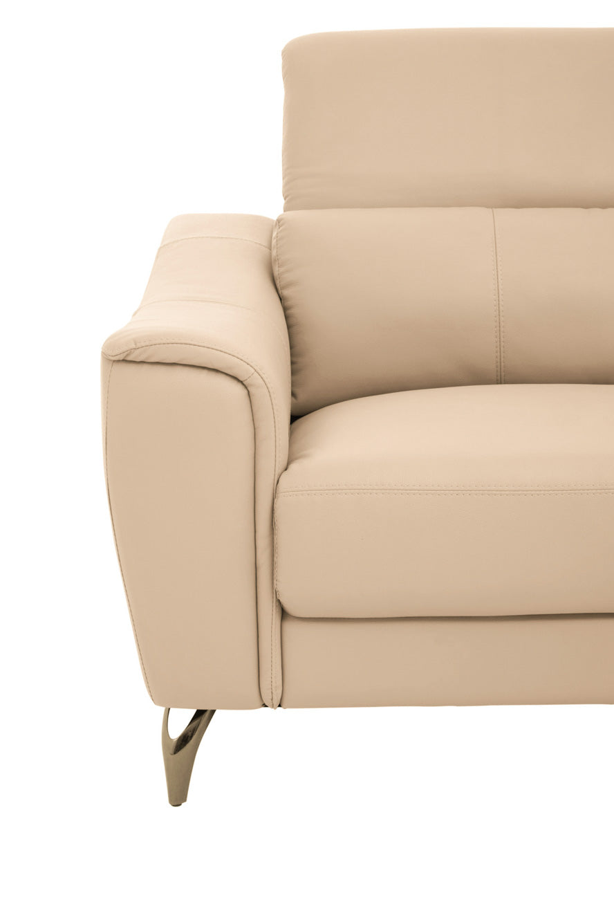 Two Seat Sofa Eminence Leather Ivory
