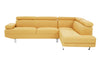 Corner Sofa Palatial 264cm Ochre Linen