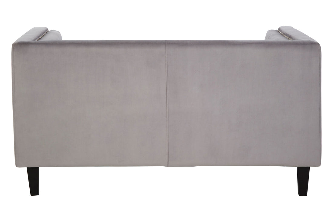 Two Seat Sofa Opulence Grey Velvet