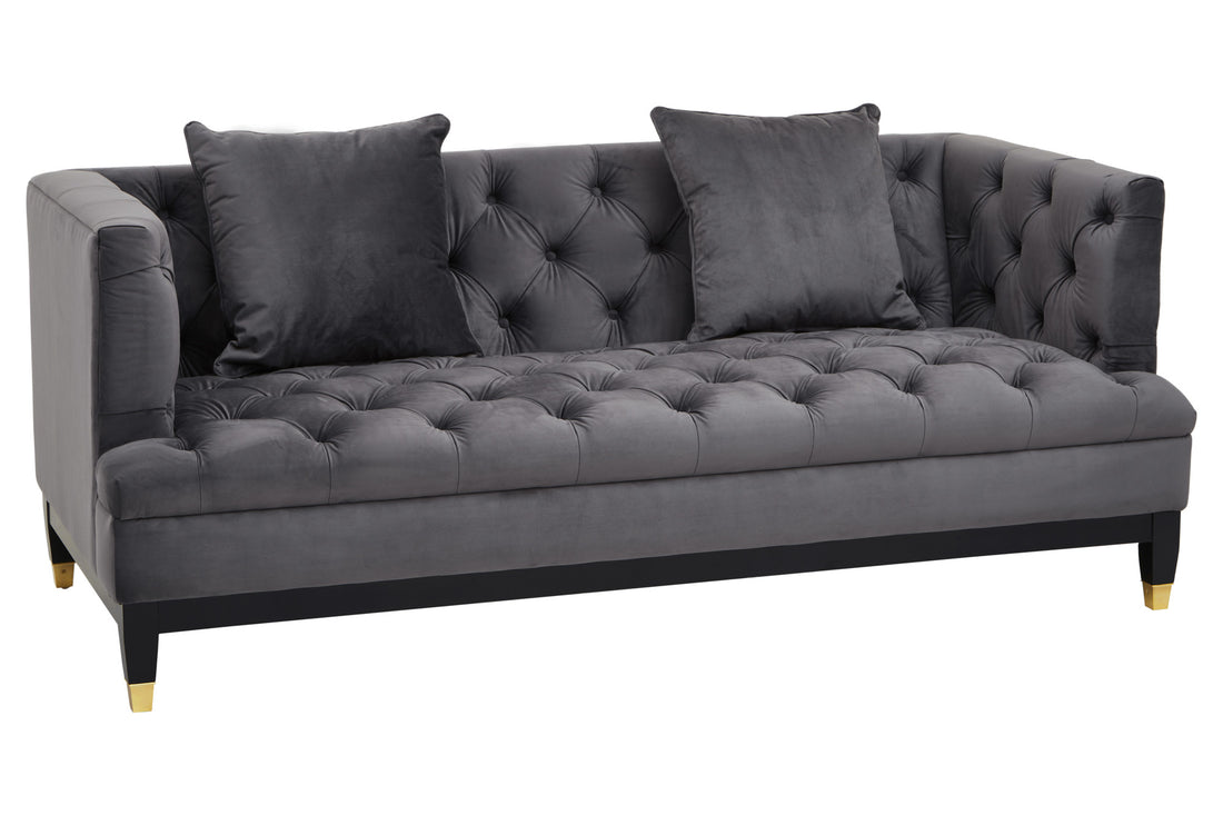 Two Seat Sofa Supremacy Fabric Grey
