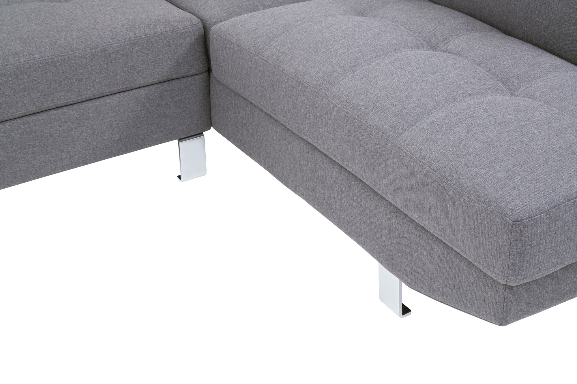Corner Sofa Palatial 264cm Grey Linen
