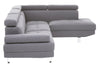 Corner Sofa Palatial 264cm Grey Linen