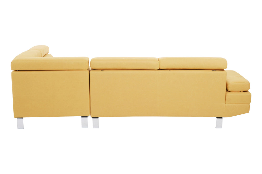 Corner Sofa Palatial 264cm Ochre Linen