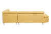 Corner Sofa Palatial 264cm Ochre Linen