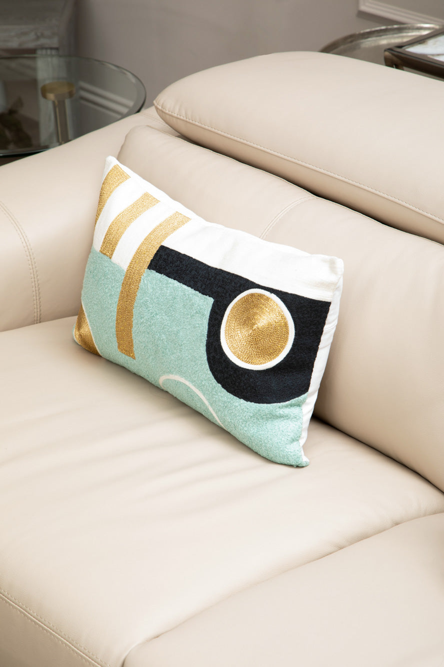 Three Seat Sofa Eminence Leather Ivory