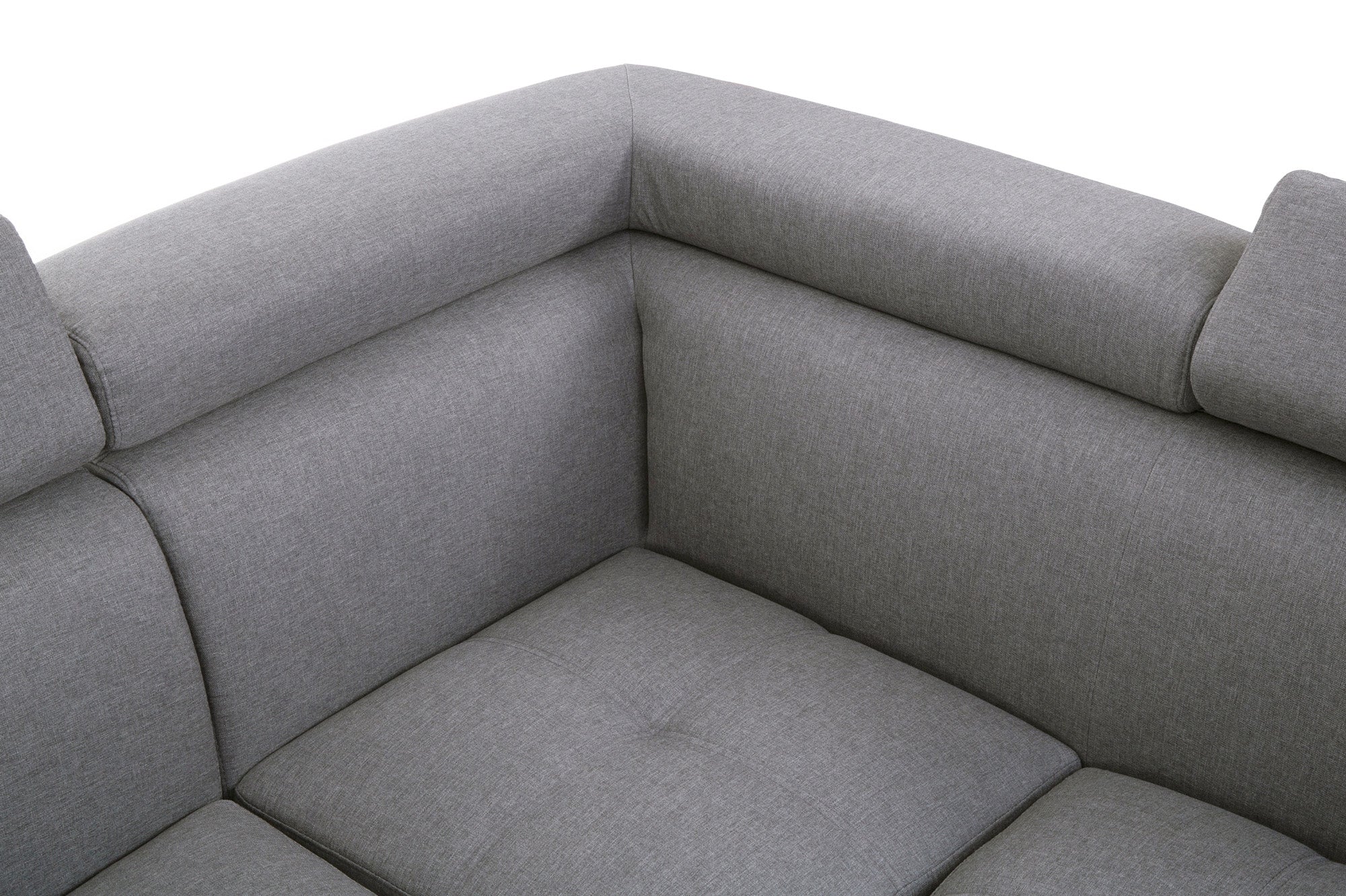 Corner Sofa Palatial 264cm Grey Linen