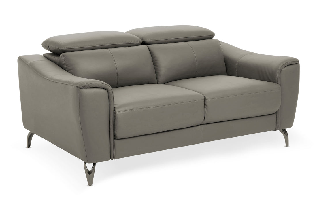 Two Seat Sofa Eminence Leather Grey