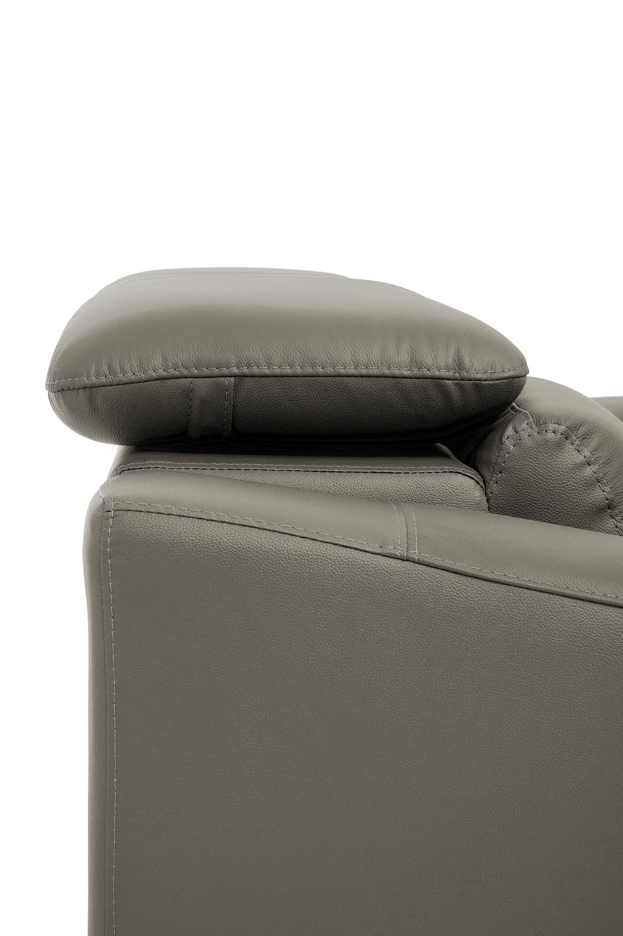 Two Seat Sofa Eminence Leather Grey