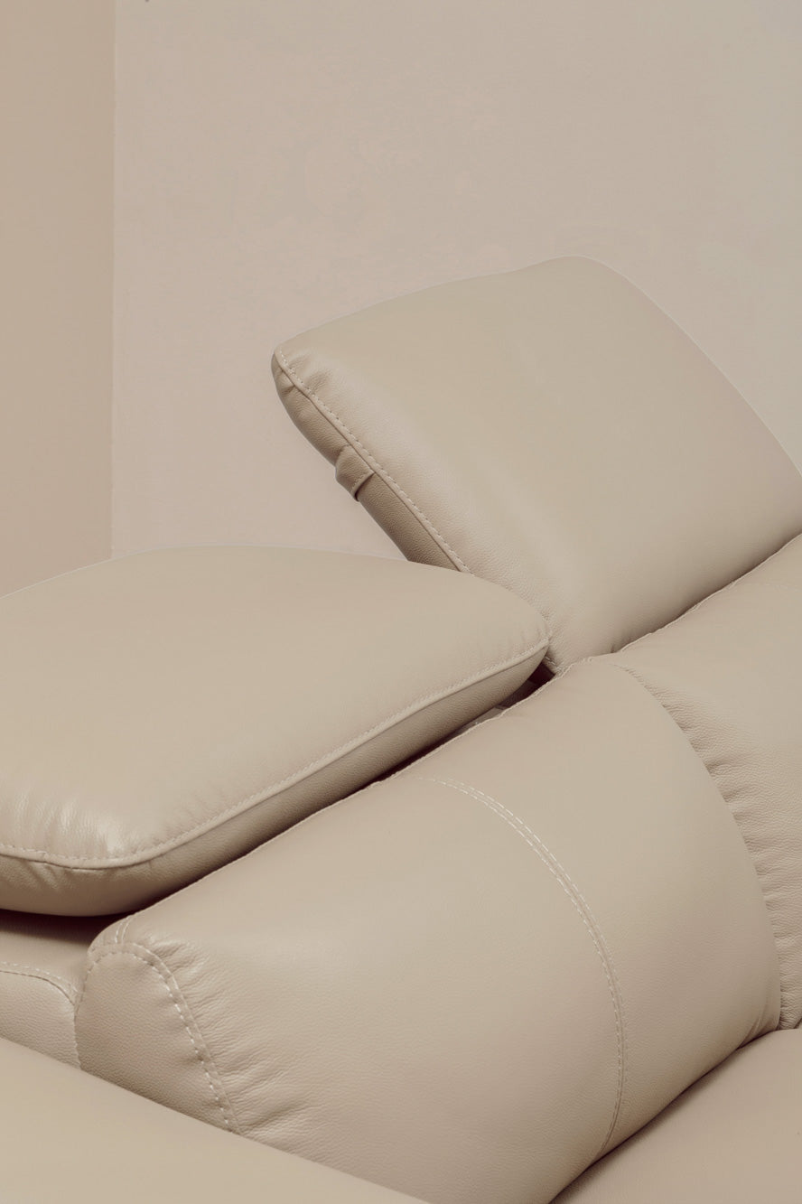 3 Seat Sofa Eminence Leather Ivory