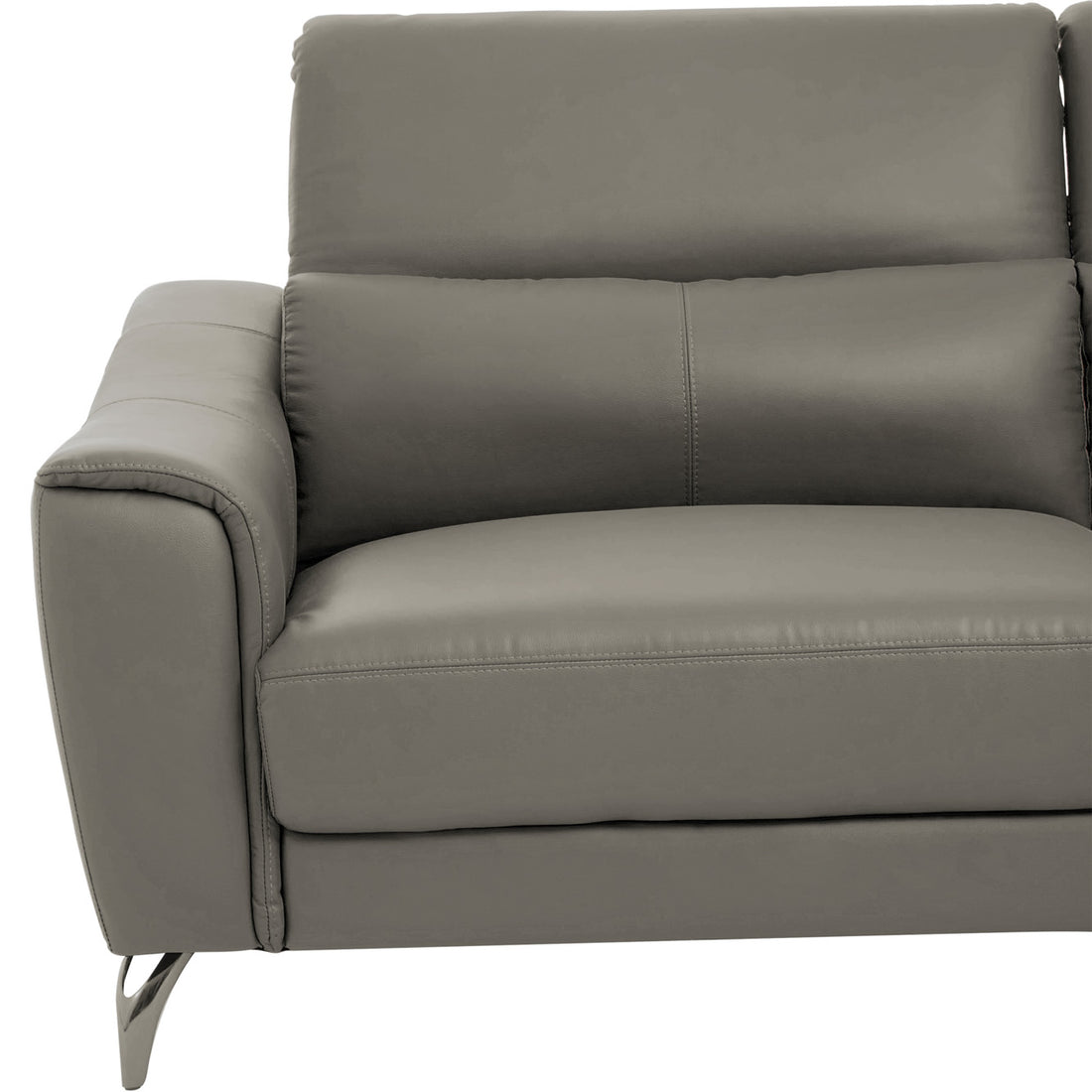 Three Seat Sofa Eminence Leather Grey