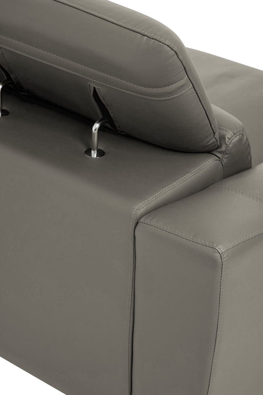 Two Seat Sofa Eminence Leather Grey