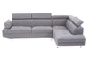 Corner Sofa Palatial 264cm Grey Linen