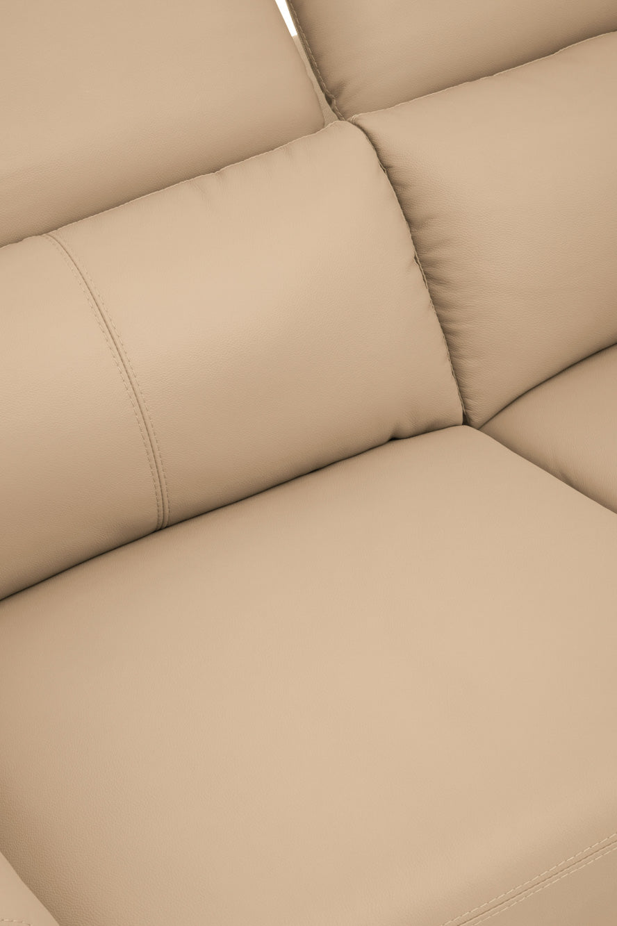 Two Seat Sofa Eminence Leather Ivory