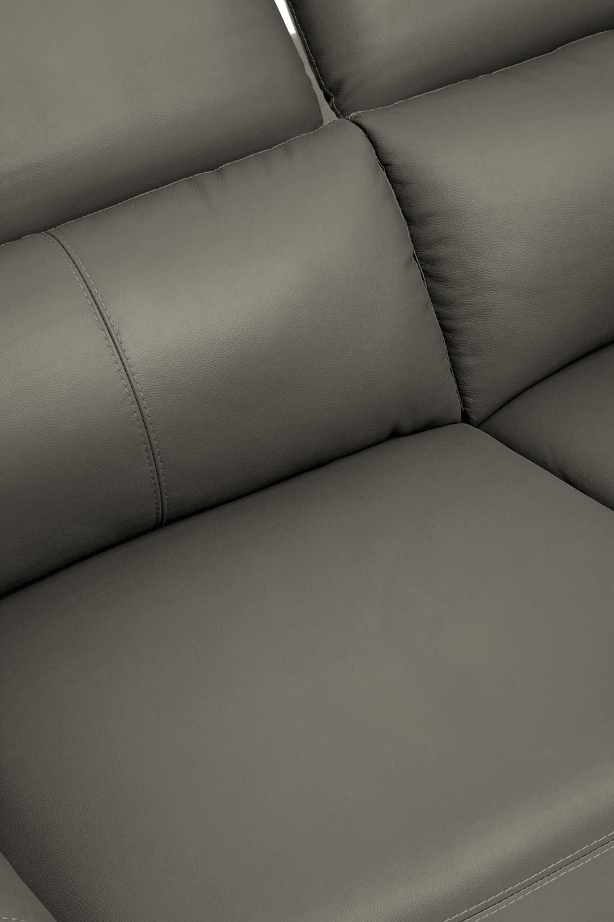 Two Seat Sofa Eminence Leather Grey