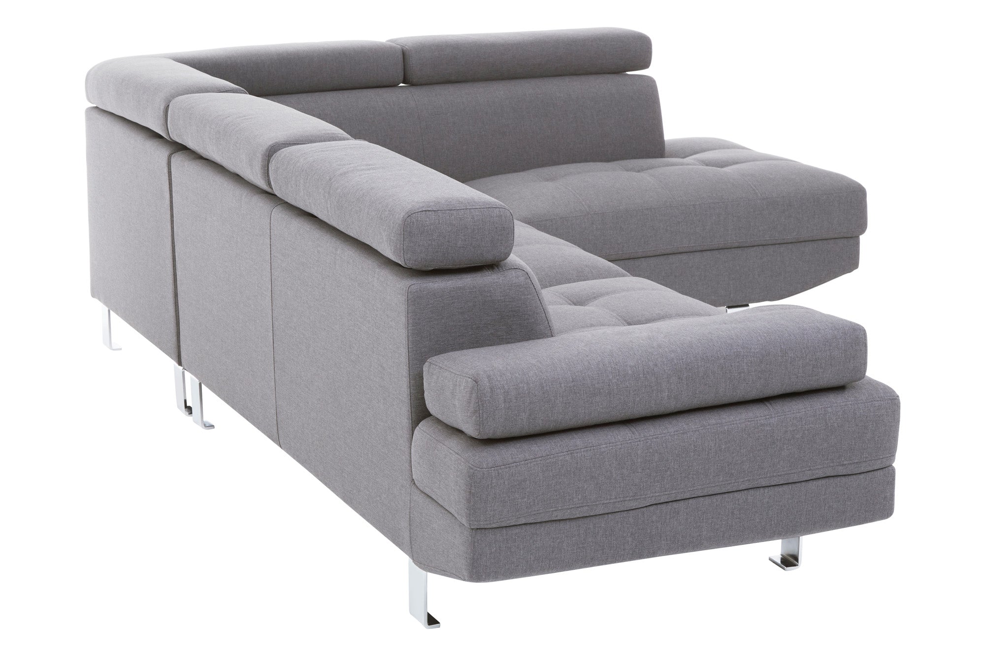 Corner Sofa Palatial 264cm Grey Linen