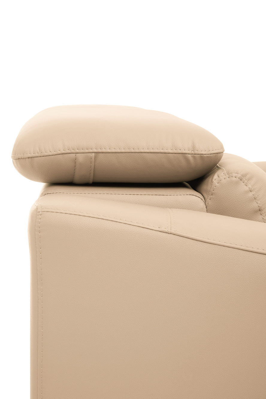 Two Seat Sofa Eminence Leather Ivory