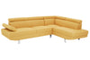 Corner Sofa Palatial 264cm Ochre Linen