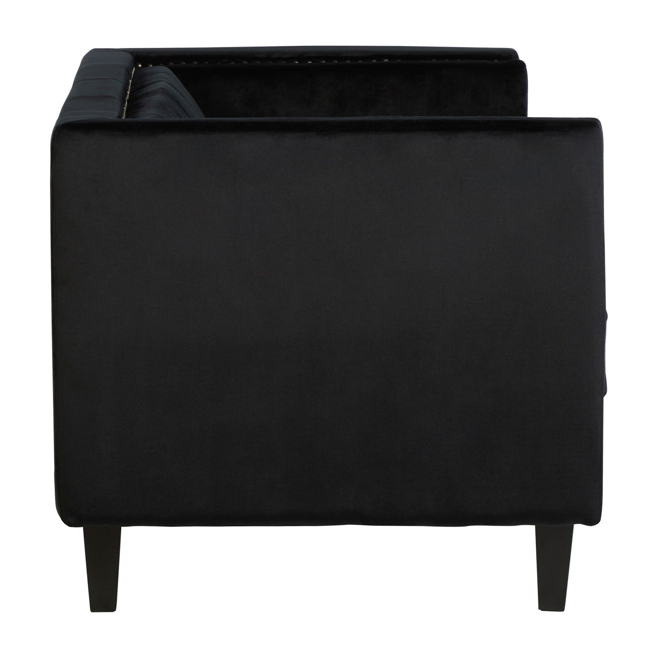 2 Seat Sofa Opulence Black Velvet