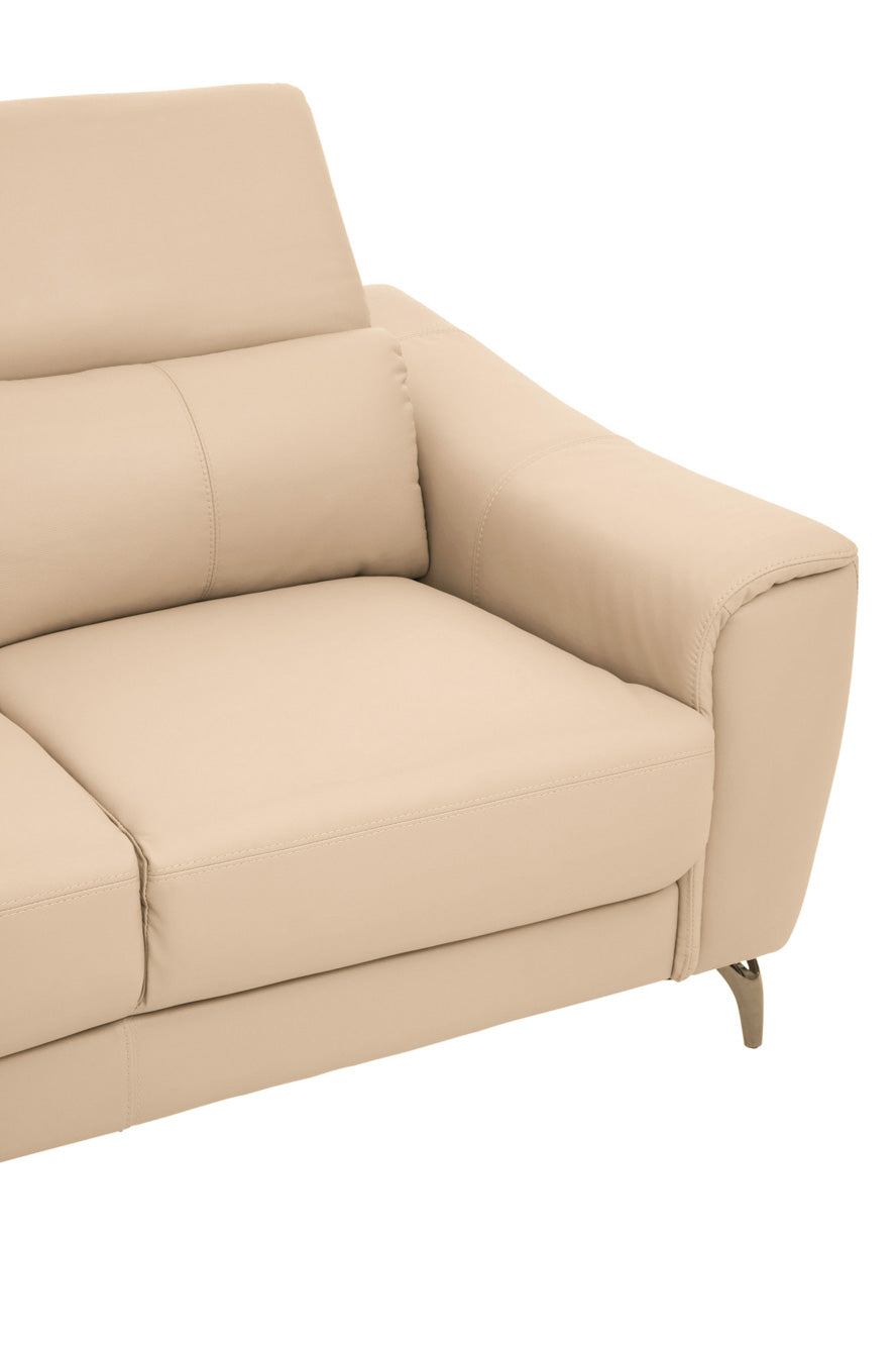Two Seat Sofa Eminence Leather Ivory