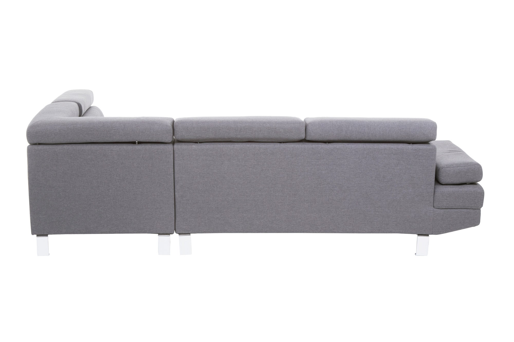 Corner Sofa Palatial 264cm Grey Linen