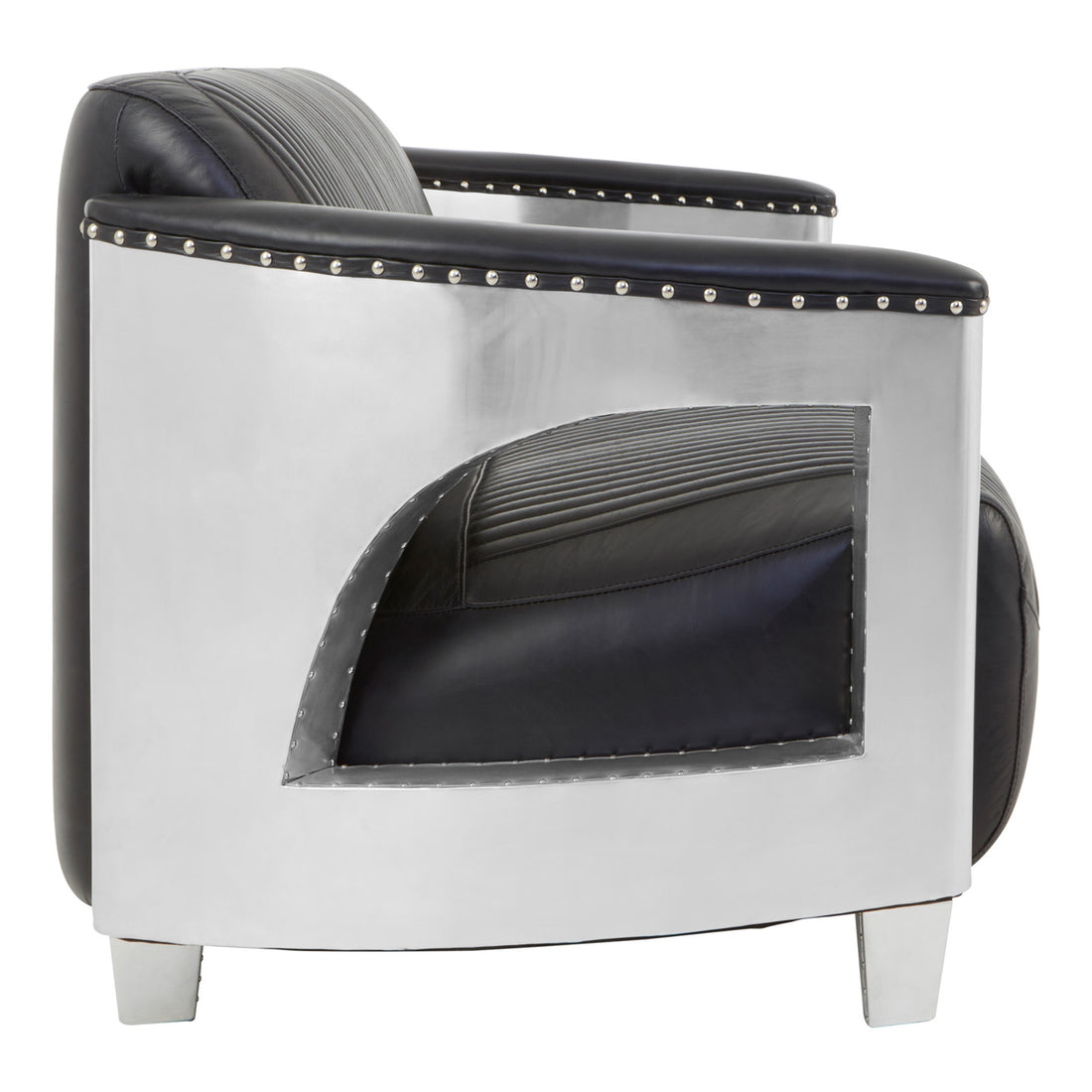 Three Seat Sofa Ritzy Leather Black