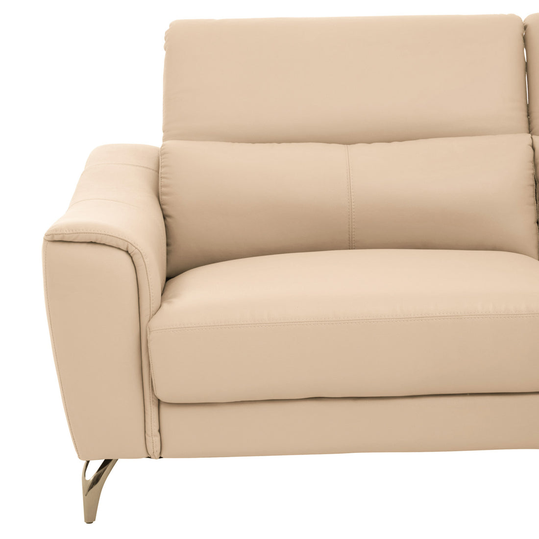 Three Seat Sofa Eminence Leather Ivory